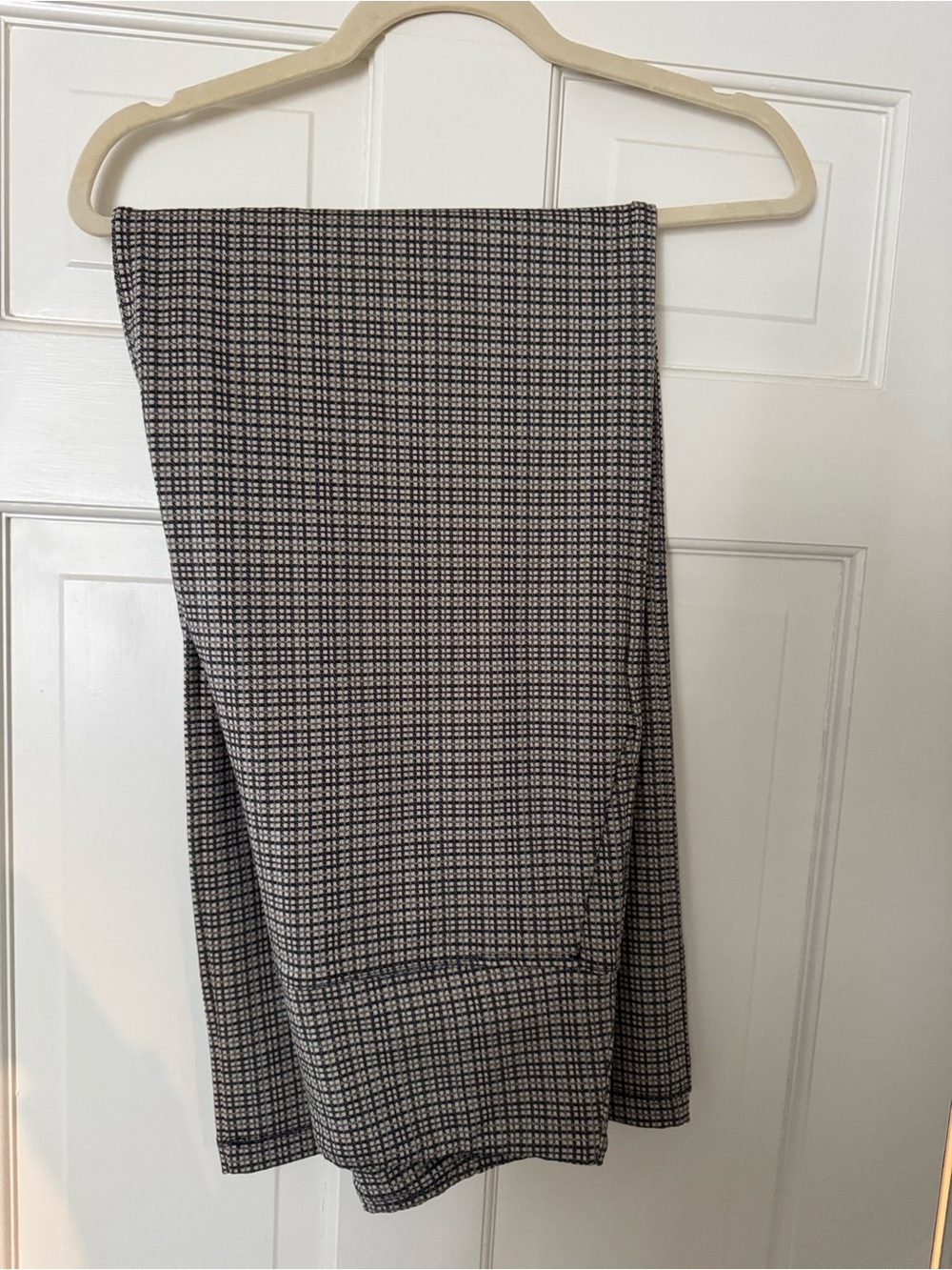 Kira Grace Brown/Black Micro-Check Pants